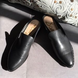 NWOT Sam Edelman Leather Mules